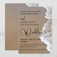 Sable & Mousse Beach Photo, Typographie Mariage 1