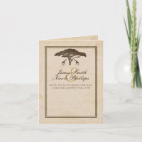 Safari africain deux girafes & arbre mariage vinta
