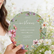 Sage Green Amour en Fleur Mariage Floral Shower de