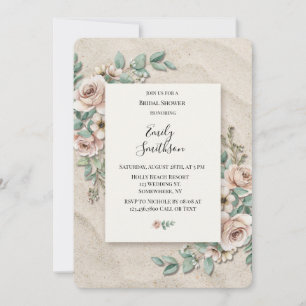 Invitation Sage vert floral Fête de mariage
