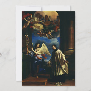 Invitation Saint Aloysius Gonzaga Patron des Étudiants Beaux-