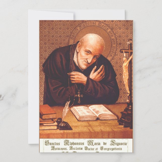 Invitation Saint Alphonse de Liguori (Devant)