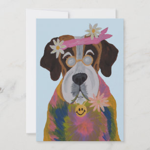 Invitation Saint-Bernard Hippie