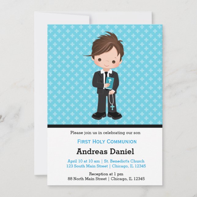 Invitation Saint-communion (Devant)