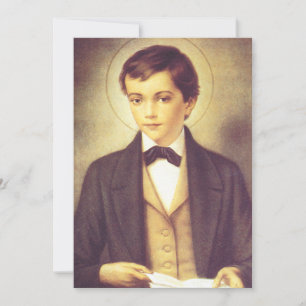 Invitation Saint Dominique Savio élève de Jean Bosco