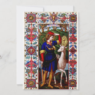 Invitation Saint Hubert de Liège avec le cerf 