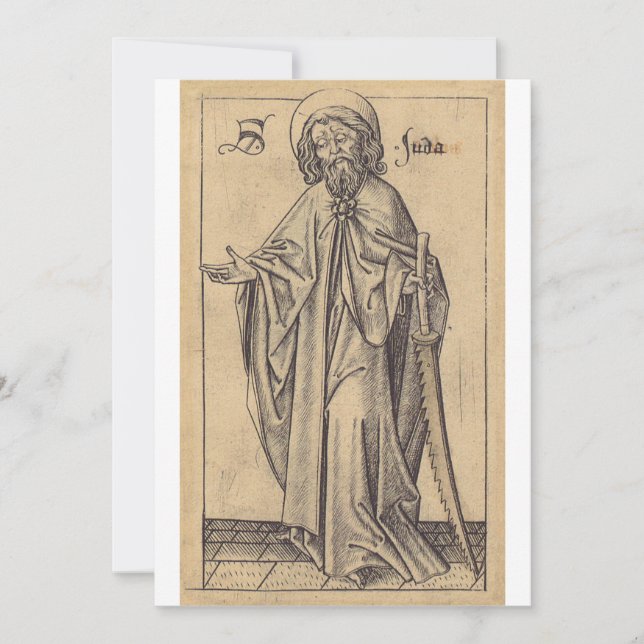 Invitation saint Jude Thaddée l'Apôtre et frère de Jésus (Devant)