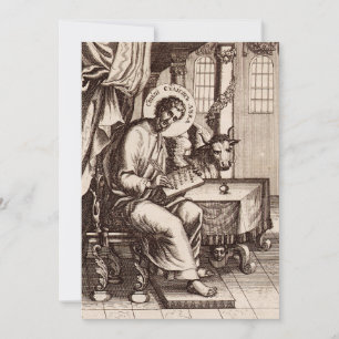 Invitation Saint Luc l'évangéliste et apôtre