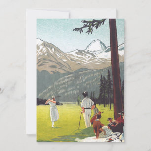 Invitation Saint Moritz par Emil Cardinaux