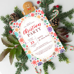 Invitation Saint Noël Réveillon de Nouvel An Party de Brunch