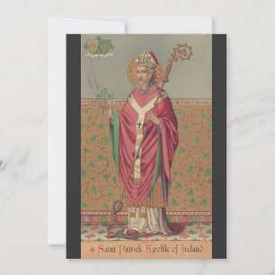 Invitation Saint Patrick Apôtre d'Irlande