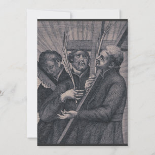 Invitation Saint Paul Miki évangéliste catholique japonais