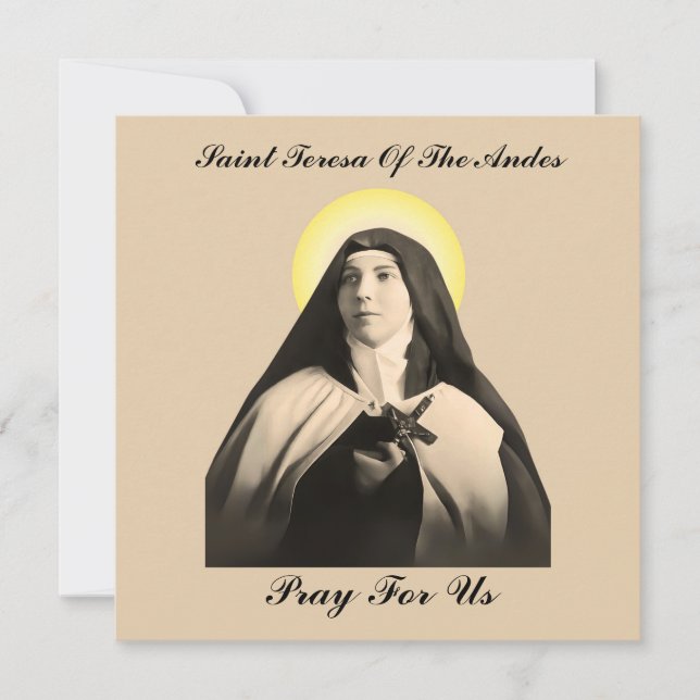 INVITATION SAINT TERESA DES ANDES (Devant)