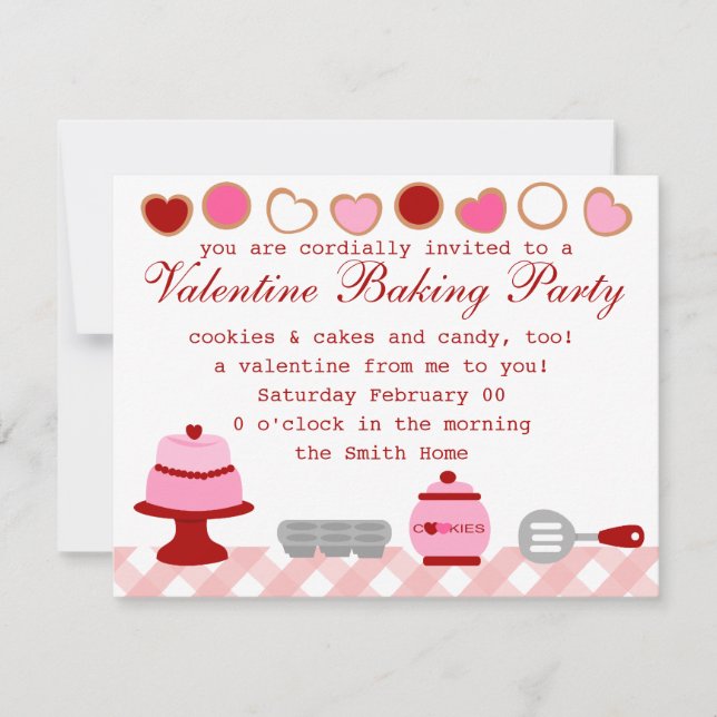 Invitation Saint Valentin (Devant)