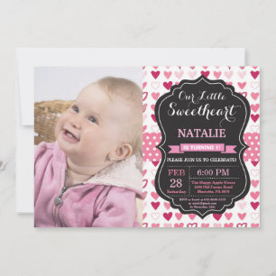 Invitation Saint-Valentin Anniversaire Notre Petit Chéri