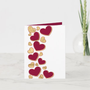 Invitation Saint-Valentin romantique Cœur bordeaux et or