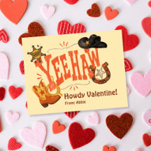 Saint-Valentin YeeHaw Howdy de l'Ouest