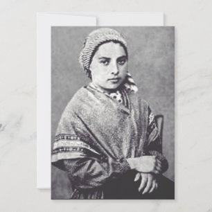 Invitation Sainte Bernadette Soubirous