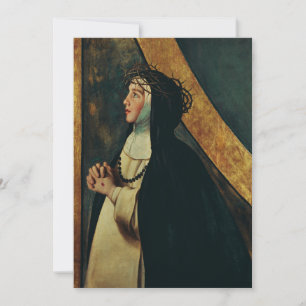 Invitation Sainte Catherine de Sienne par Juan Bautista Maino