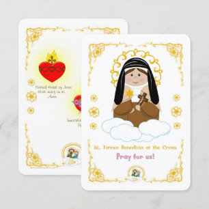 Invitation Sainte-Thérèse Benedicta de la Croix