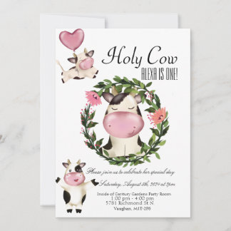 Invitation Sainte vache !
