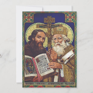 Invitation Saints Cyrille et Méthode Apôtres des Slaves