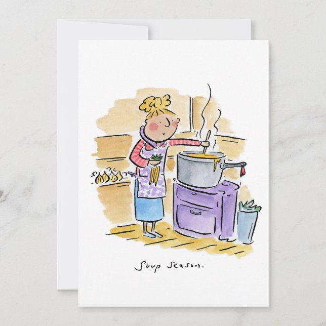 Invitation Saison Soupe (Devant)