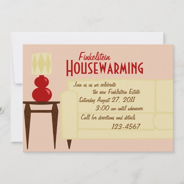 Invitation Salle d'accueil (Devant)