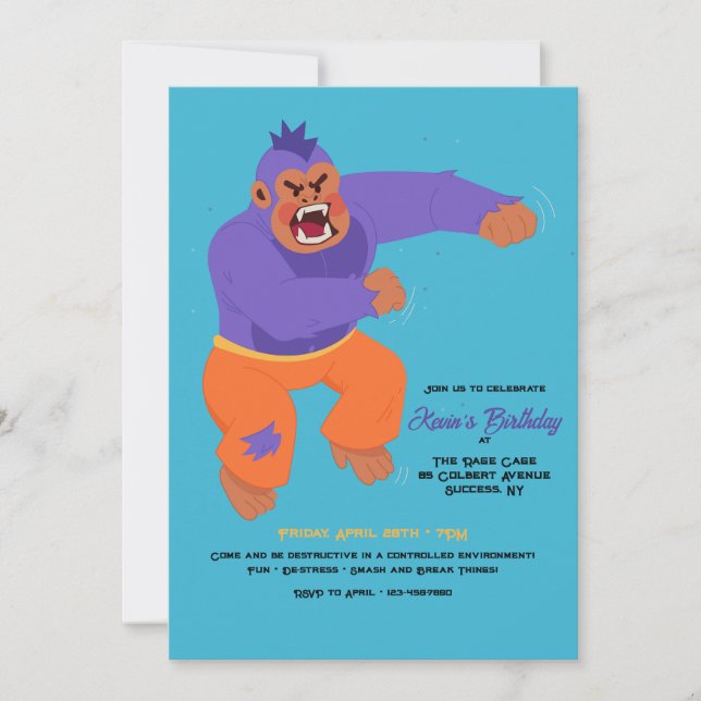 Invitation Salle de rangement (Devant)