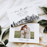 Salt Lake City Skyline Wedding Enregistrer la cart