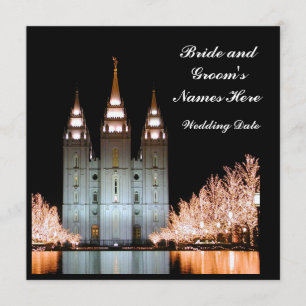 Invitation SaltLakeTemple-InvitationÀMariageRéception