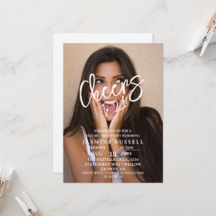 Invitation Salue 21ème anniversaire de la photo moderne pour 