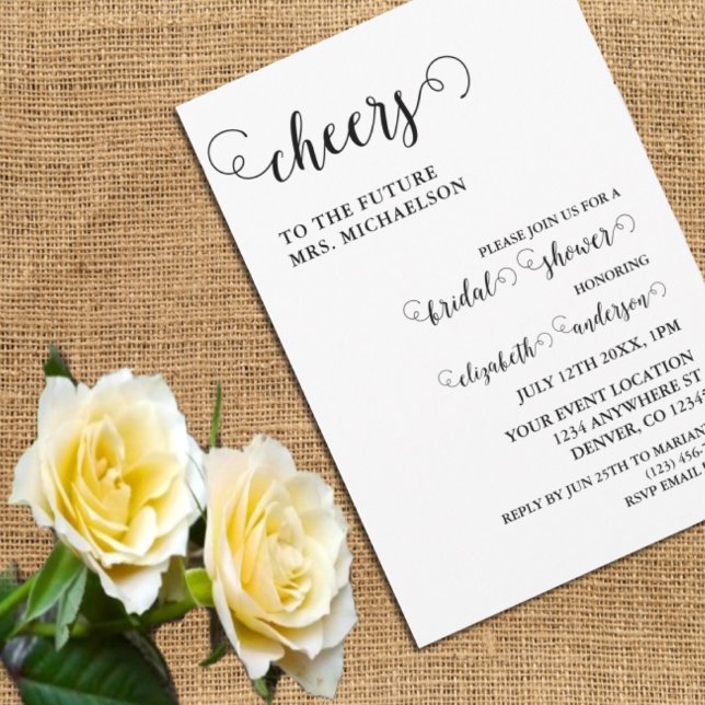 Invitation Salue La Mariée D'Être Fête des mariées (Créateur téléchargé)