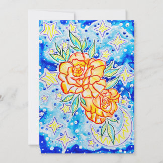 Invitation Salutation de roses