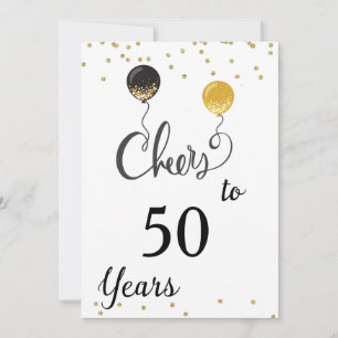 Invitation Salutations à 50 ans