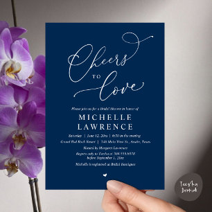 Invitation Salutations d'amour, Fête des mariées romantique