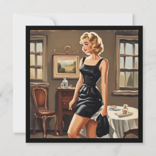 Invitation Salutations LBD : Élégance simple pour chaque occa