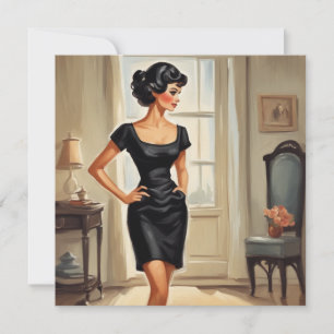 Invitation Salutations LBD stylées : Classique et Versatile