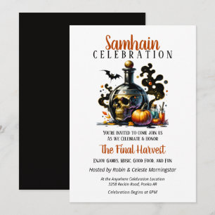 Invitation Samhain Harvest Witch Brew Halloween Party
