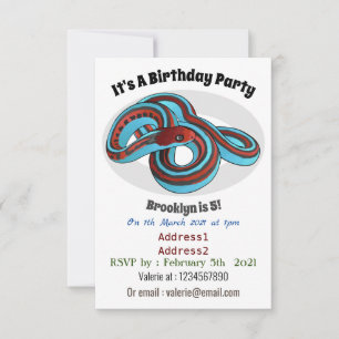 Invitation San Francisco garter snake