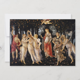 Invitation Sandro Botticelli - La Primavera