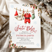 Santa Baby Baby Shower