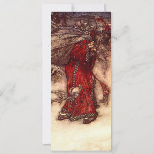Invitation Santa Claus Arthur Rackham