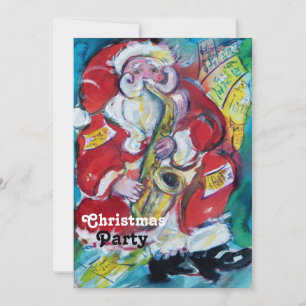 INVITATION SANTA & SAX, FÊTE DE NOËL