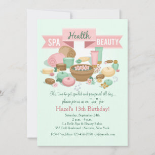 Invitation Santé Beauté Spa