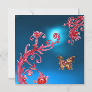 Invitation SAPHIRE BLEURIER rose vif, rouge