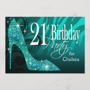 Invitation Sarcelle d'hiver d'anniversaire de zèbre stylet de
