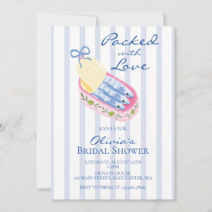 Invitation Sardines Pleines d'Amour Enterrement de Vie de Jeu