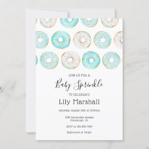 Invitation Saupoudrer bébé Donut