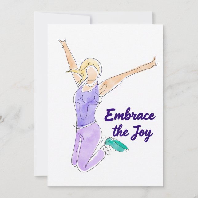 Invitation Saut Joyeux (Devant)
